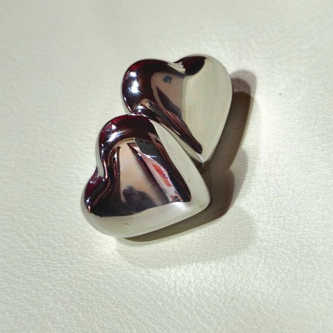 BOTTONE CUORE SILVER