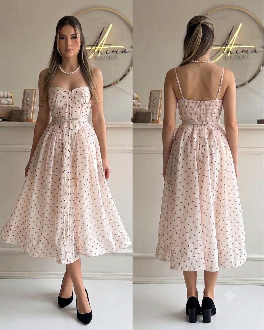 Vestido lunares