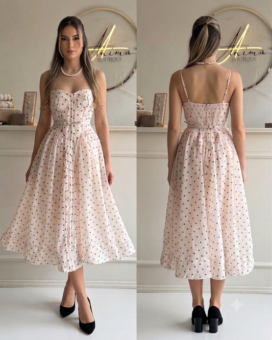 Vestido lunares