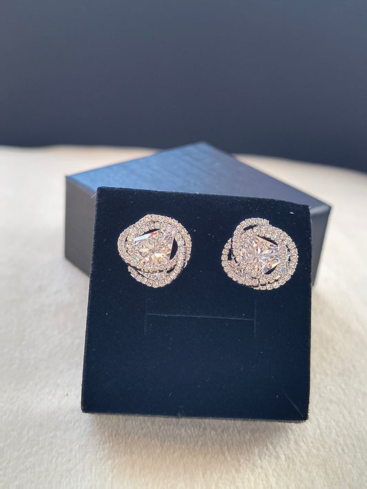 ORECCHINI SHINE SILVER IN ZIRCONI