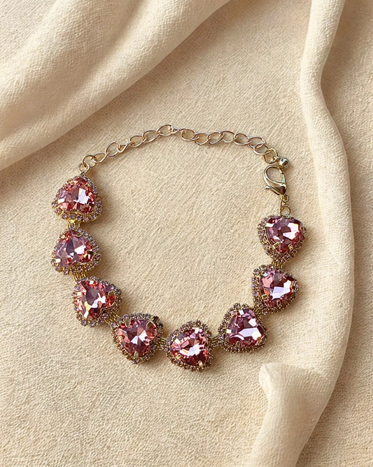 BRACCIALE QUEEN ROSE GOLD ZIRCONI